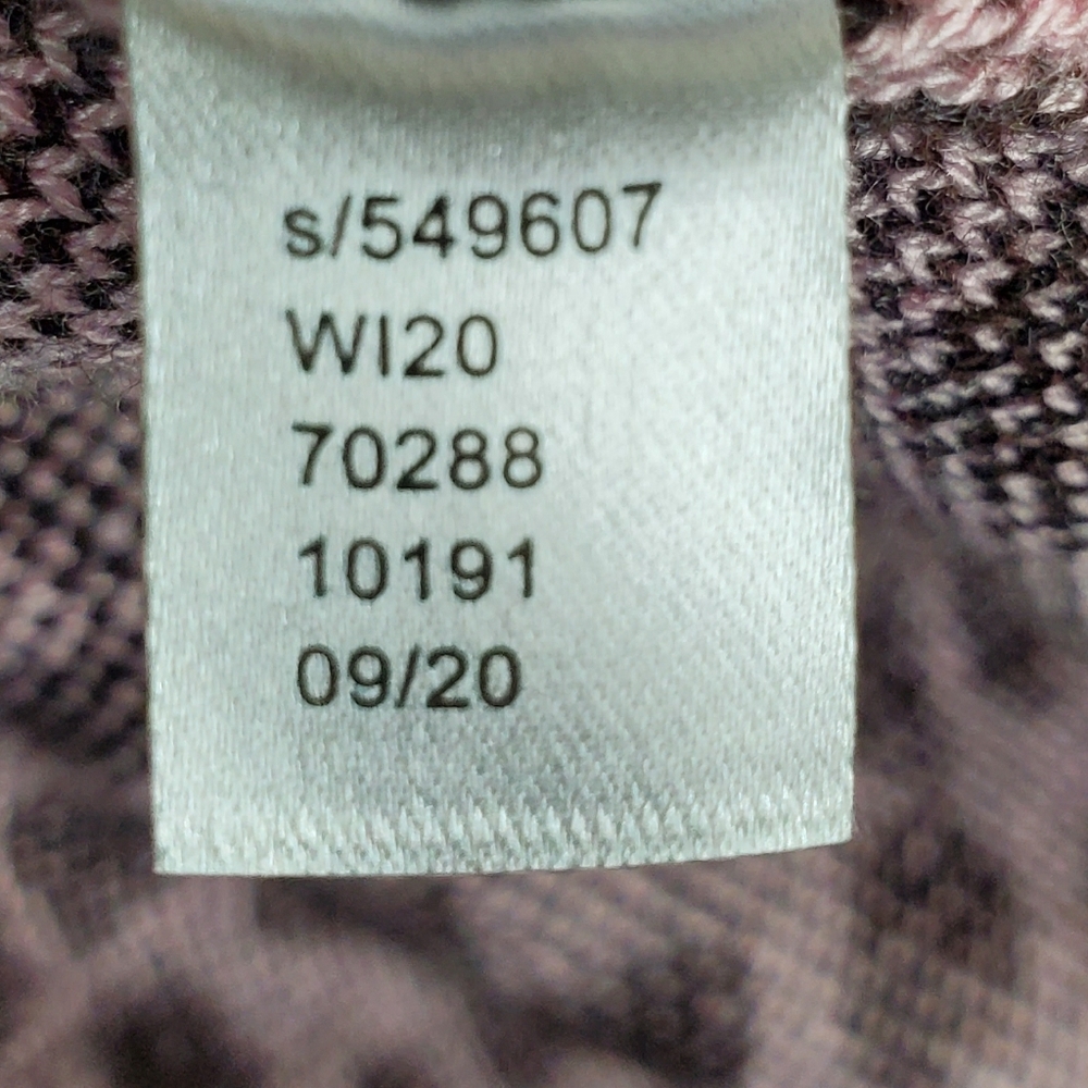 ANN TAYLOR Pink Jacquard Animal Sweater Dress M - Picture 7 of 9